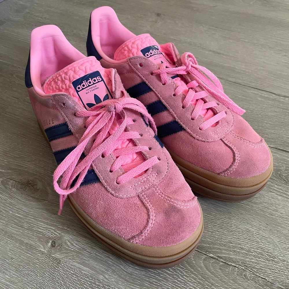 Adidas Gazelle Bold Pink Sneakers
